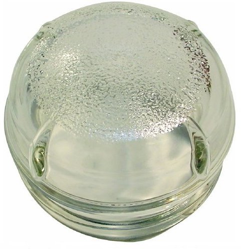 Glass Lens Cover, Suitable For Bosch, Neff & Siemens Built In Ovens That Use A Large 'Golf Ball' 40w Oven Bulb, PLEASE CHECK SIZE -Thread Diameter Is 60mm x Height 45mm