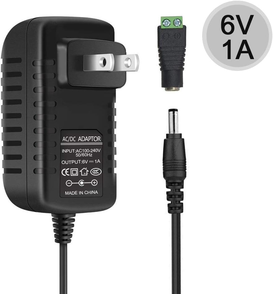 inShareplus 6V Low Voltage Power Supply, Transformer, Power Adapter, DC
