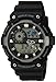 Casio Men's 'Super Illuminator' Quartz Resin Casual Watch, Color:Black (Model: AEQ-200W-1AVCF)