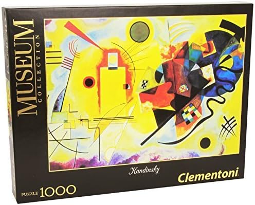 Clementoni Yellow Red Blue 1000 Piece Wassily Kandinsky Jigsaw Puzzle by Modello