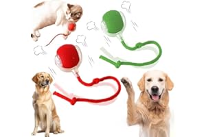 AUTRETY 2 Packs New Electric Dog Ball Toy for Cat,360° Smart Automatic Interactive Rolling Dog Smart Pet Toy Ball,Gift for Kids