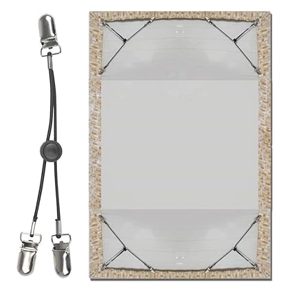 BUYGOO 4PCS Bettlakenspanner verstellbar Betttuchspanner - Elastische Lakenspanner Spannbettlakenhalter bis 35cm Bettlakenspa