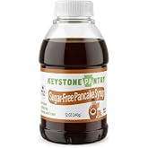 Keystone Pantry Sugar Free Pancake Syrup, Maple Flavored, Sweetened with Allulose, Keto &amp; Low Carb Friendly, Gluten Free, 12 oz