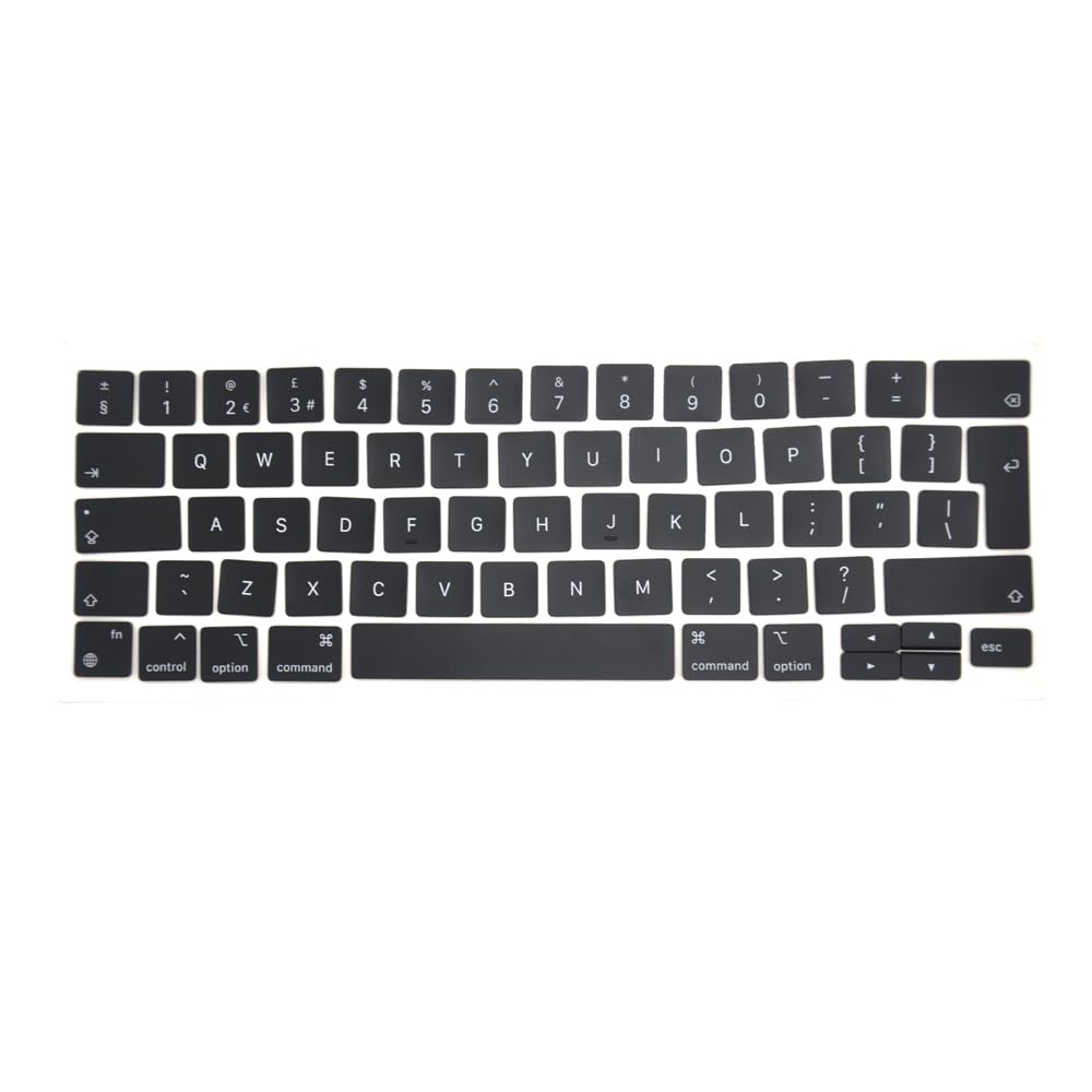 Pardarsey New Replacement UK Keyboard Keycaps Keys,Full Set of Replacement UK Keycaps QWERTY Compatible for MacBook pro 13.3" Model A2338 M1 2020-2021 Year EMC 3578