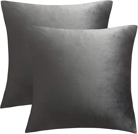 Amazon Com Juspurbet Velvet Pillow Covers 26x26 Inches Pack Of 2