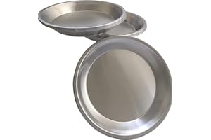 CHICAGO METALLIC Pie Plate Aluminum Metal 9 Inch pan - Set of 10