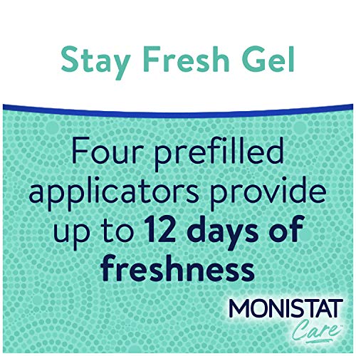 MONISTAT Care Stay Fresh Gel for Feminine Freshness, 4 Prefilled Applicators