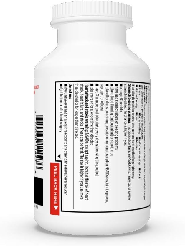 Basic Care Naproxen Sodium Tablets, 300 Count (Pack of 1): Health & Personal Care