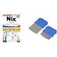 Nix Lice Removal Kit with Hair Solution, Comb, and Spray + Ezy Dose Lice and Eggs Comb for Baby Toddler Adult Pack of 2
