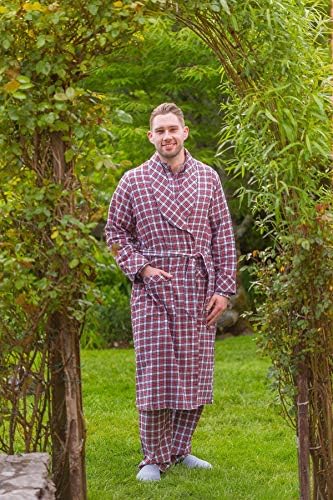 irish flannel robe