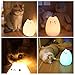 Baby Night Light, Elfeland Remote Control Cute LED Kitty Light Portable Cartoon Silicone Cat Lamp 12+1 Colors / 6 Lighting Modes / Brightness Adjustment / Timing Off for Baby Kids Bedside Nursery