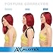 Aldtex Posture Corrector: Adjustable Back Brace Support for Men & Women| Discreet Breathable Brace for Upper & Lower Back Pain Relief-Top Comfortable Brace for Clavicle Support & Correction