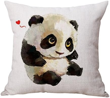 YOYOU Cute Panda Sofa Throw Pillow Cases Decorative Patio Chair Cushions Covers (AA1)