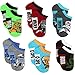 Star Wars Boys Mens 6 pack Socks (4-6 Toddler (Shoe: 7-10), Red/Blue/Multi No Show)