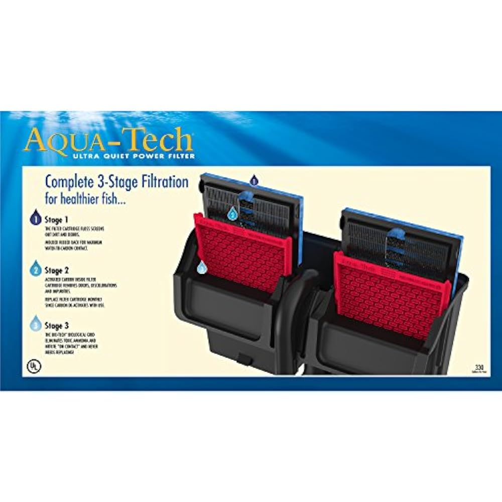 Aqua-Tech ML90740-00 Power Aquarium Filter, 30 To 60-Gallon Aquariums