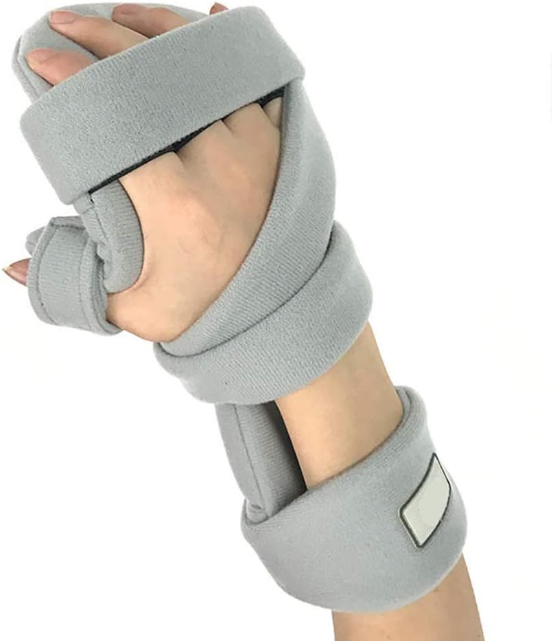 Finger Orthotics Soft Functional Resting Hand Splint, Support for Both Hands Multipurpose