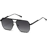 kimorn Polarized Sunglasses Womens Men Retro Oversized Square Vintage Shades Classic Large Metal Sun Glasses K1221