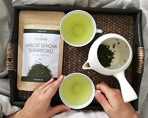 Grüner Tee Sencha First Flush Kabusecha Lose 100g, Grüntee Japan Kabuse Sencha Shinryoku, Japanese Green Tea TeaClub – Bild 5