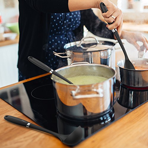 Vremi 15 Piece Kitchen Gadgets Set - 5 pc Cooking Utensils 4 pc Measuring Cups with Whisk Can Opener Pizza Cutter Cheese… 8 Vremi 15 Piece Kitchen Gadgets Set - 5 pc Cooking Utensils 4 pc Measuring Cups with Whisk Can Opener Pizza Cutter Cheese… - Image 9