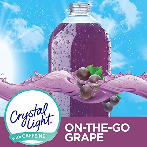 Crystal Light SugarFree Grape Energy Drink Mix With Caffeine (10 On