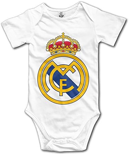 Unisex Real Madrid CF Logo Cristiano Ronaldo Baby Onesies Clothing Sleepwear