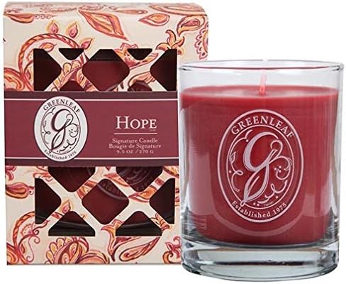 Greenleaf Signature Candle 9.5 Oz. - Hope