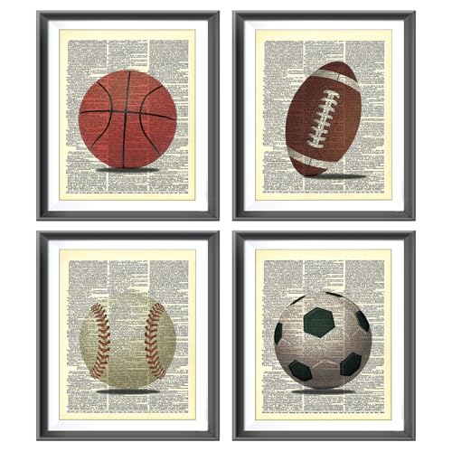 AEHIE Sports Decor Wall Art Print