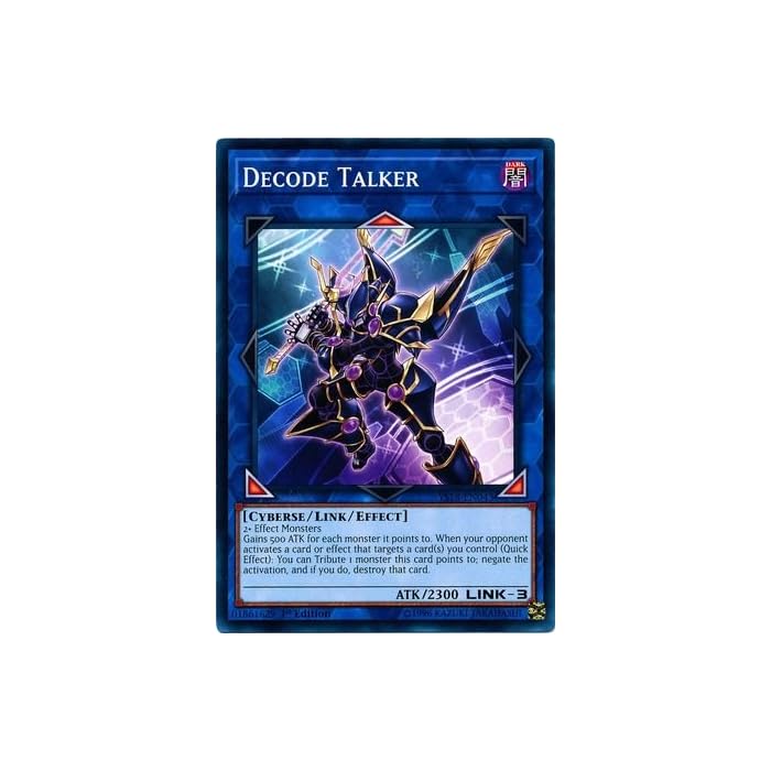 Buy Yugioh YuGiOh! VRAINS Yusaku’s LINK Monster Decode Talker YS18