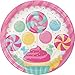 Olive Occasions Little Baker Girls Birthday Party Candy Bouquet 16 Dessert Plates, 16 Lunch Plates, 16 Lunch Napkins and 16 Beverage Napkins, Candle, Table Cover, 16 Gift Bags