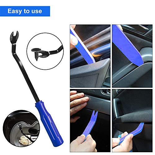 Leanking Car Retainer Clips Plastic Fasteners Kit Auto Push Pin Rivets Set -Door Trim Panel Clips for BMW,Toyota, Honda, Benz, Nissan, Subaru, Mazda Etc 512PCS (520 pcs) - Thumbnail 2
