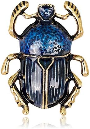 Dddlkk Fashion Color Drip Beetle Brooch Insect Pins Alloy Plating Painted Enamel Pin Broaches and Pins for Women Collar Pins Sweater Clip Multicolor Brooch Pins for Clothing