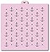 Cookie Stencil Set Sea, 6 pcs: Scales, Anchor, Algae, Waves, Marine, Starfish