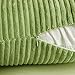 MIULEE Pack of 2, Corduroy Soft Soild Decorative Square Throw Pillow Covers Set Cushion Cases Pillowcases for Sofa Bedroom Car 18 x 18 Inch 45 x 45 Cm