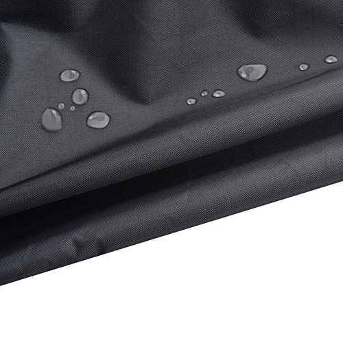 skyfiree Patio Umbrella Covers Cantilever Offset Umbrella Cover 9 to 13 ft 420D Waterproof Durable Outdoor Market Parasol Cover with Zipper Banana Umbrella Protector Black