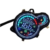 WLQNHDKM Motorcycle Speedometer Motorcycle Accessories Speedometer Gauge Digital Meter Tachometer Digital Odometer for h&amp;ond&amp;a Navi 110