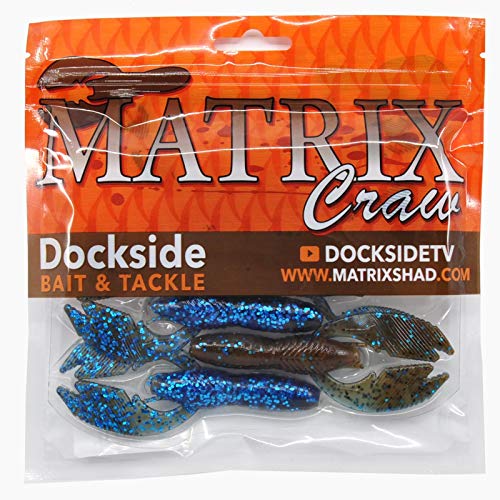 Matrix Craw Soft Lure for Redfish, Speckled Trout, Bass, Flounder and