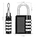 Combination Lock INLIFE 4 Digit Padlock Safe Protection for Suitcase Travel Bag Backpack Filing Cabinets Toolbox (Black)