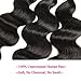 VRBest Hair Brazilian Body Wave Virgin Hair with Closure 3 Bundles with Lace Closure Free Part 10A 100% Unprocessed Human Hair Bundles Weave Extensions Natural Black Color Remy Hair(12 14 16 + 10)