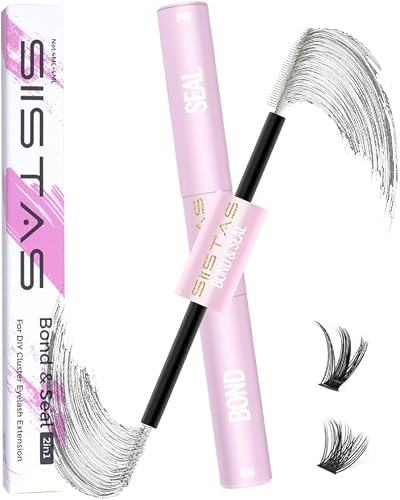 SIISTAS Lash Bond Seal DIY Cluster Eyelash Glue Extensions Strong Hold