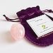 Rose Quartz Egg, Small Size, Predrilled, with Certificate and Instructions, Pink Love Stone, for Women to Strengthen Yoni Pelvic Floor Muscles & Counter Urinary Incontinence Polar Jade