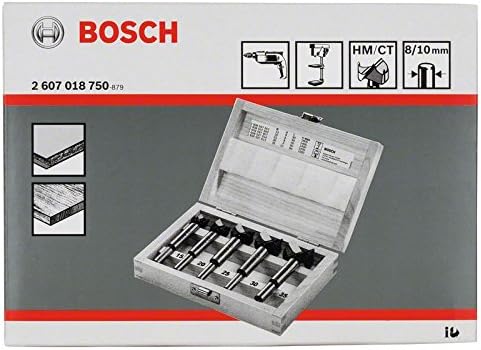 Bosch Professional 5-piece tungsten carbide hinge cutting bit set (diameter 15/20/25/30/35 mm, Accessory rotary drill) - Image 3