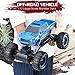 DOUBLE E RC Cars Newest 1: 12 Scale Remote Control Car with Two Rechargeable Batteries & Dual Motors Off Road RC Trucks, High Speed Racing Car for Kids, Blue