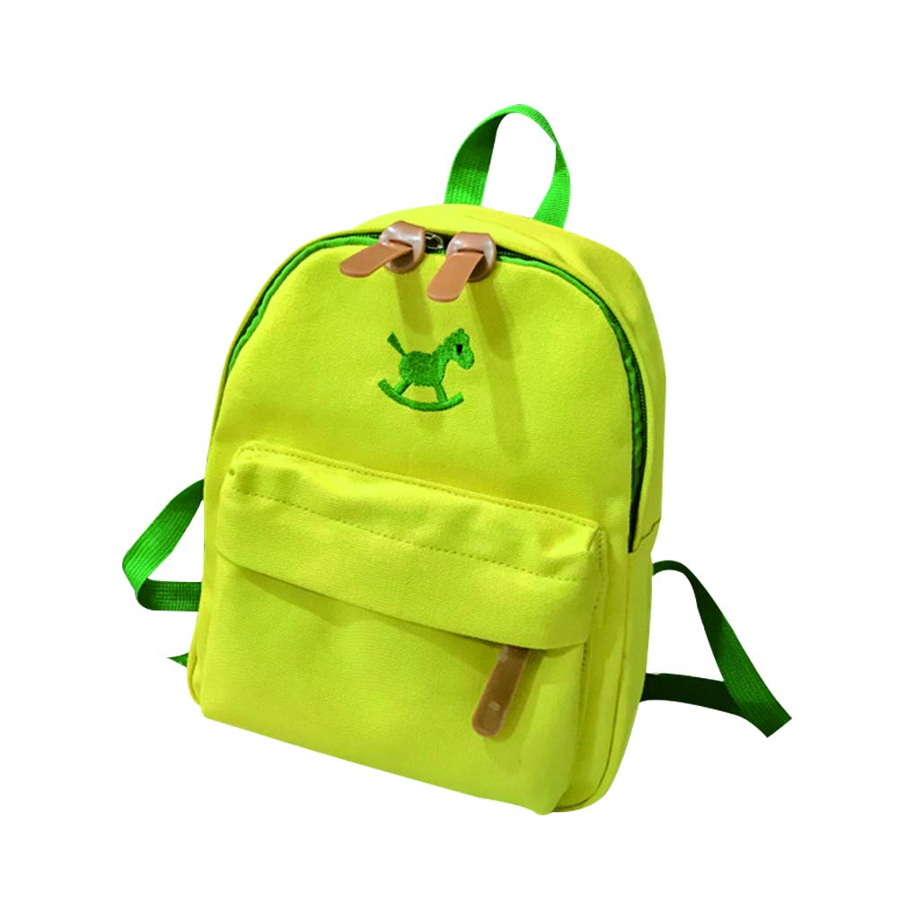 CAOLATOR Kindergarten Backpack Kids Backpack Yellow Trojan Nursery
