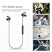 Bluetooth Headset, Wireless Magnetic Bluetooth 4.1 In-ear Stereo Headphones Noise Isolation Earbuds with Mic and Comfortable Silicone Ear-hooks for IOS and Android Cellphones