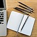 Cambond Ballpoint Pens Black, Black Ink Pen 1.0 mm Medium Point for Men Women Police Uniform Office Business Daily Writing, 5 Pack - CP0101