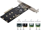 NFHK Dual NVME M.2 to PCIe 3.0 X8 X16 Raid Card VROC Raid0 Adapter view 3