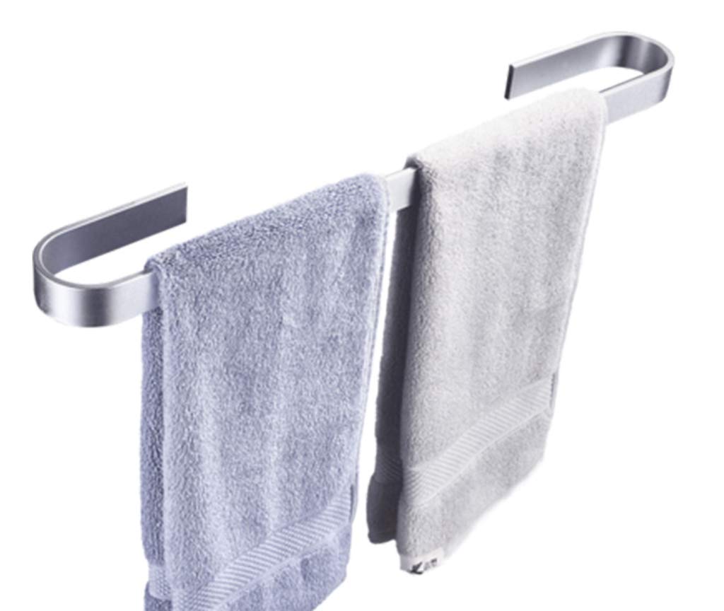 Toalleros Toallero Barra Soltero,Sin Taladrar Aluminio Baño Impermeable