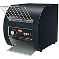 Hatco TQ3-10 Toast Qwik Black One or Two Side Conveyor Toaster with 2" Opening - 120V, 1780W