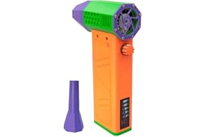Turbo Fan for Snow Removal, 140000 RPM Handheld Blower with 62m/s Airflow, 4000mAh Rechargeable Battery, Purple/Green/Orange