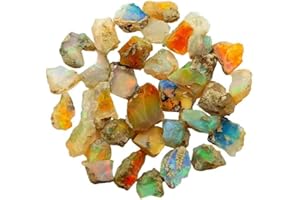 JAGUAR GEMS Natural AA+ Ethiopian Opal Gemstone Lot – Wholesale Bulk Loose Stones for Jewelry Making, DIY Crafts & Custom Designs | Multi-Color Fire Play